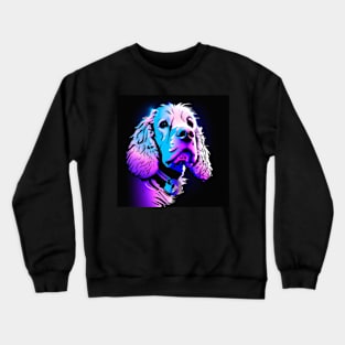 Neon Clumber Spaniel Crewneck Sweatshirt